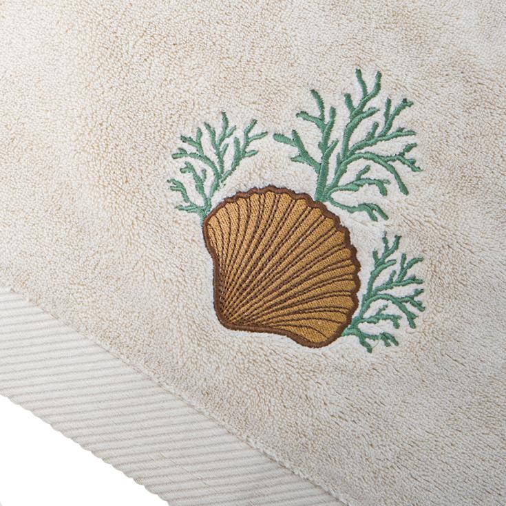 KM Home Collection-İstridye İşlemeli El Havlusu-Havlu & Peştamal-3-Milagron.com