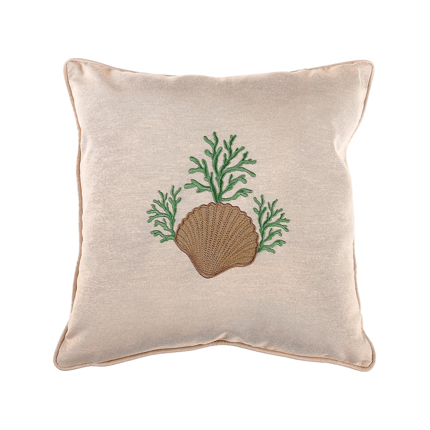 KM Home Collection-İstridye İşlemeli Kırlent Kılıfı-Yastık Kılıfı-1-Milagron.com