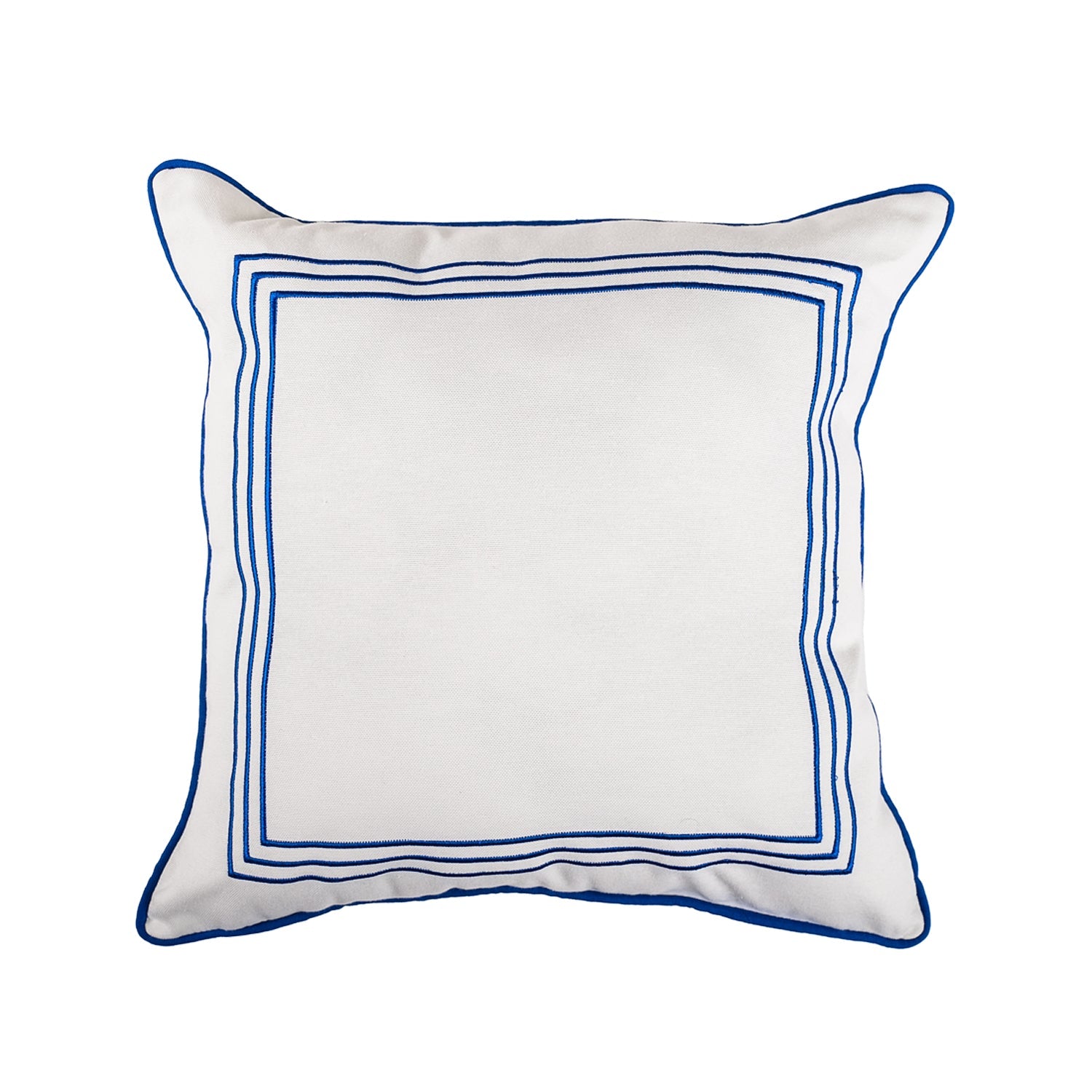 KM Home Collection-Lacivert Şeritli Kırlent Kılıfı-Yastık Kılıfı-1-Milagron.com