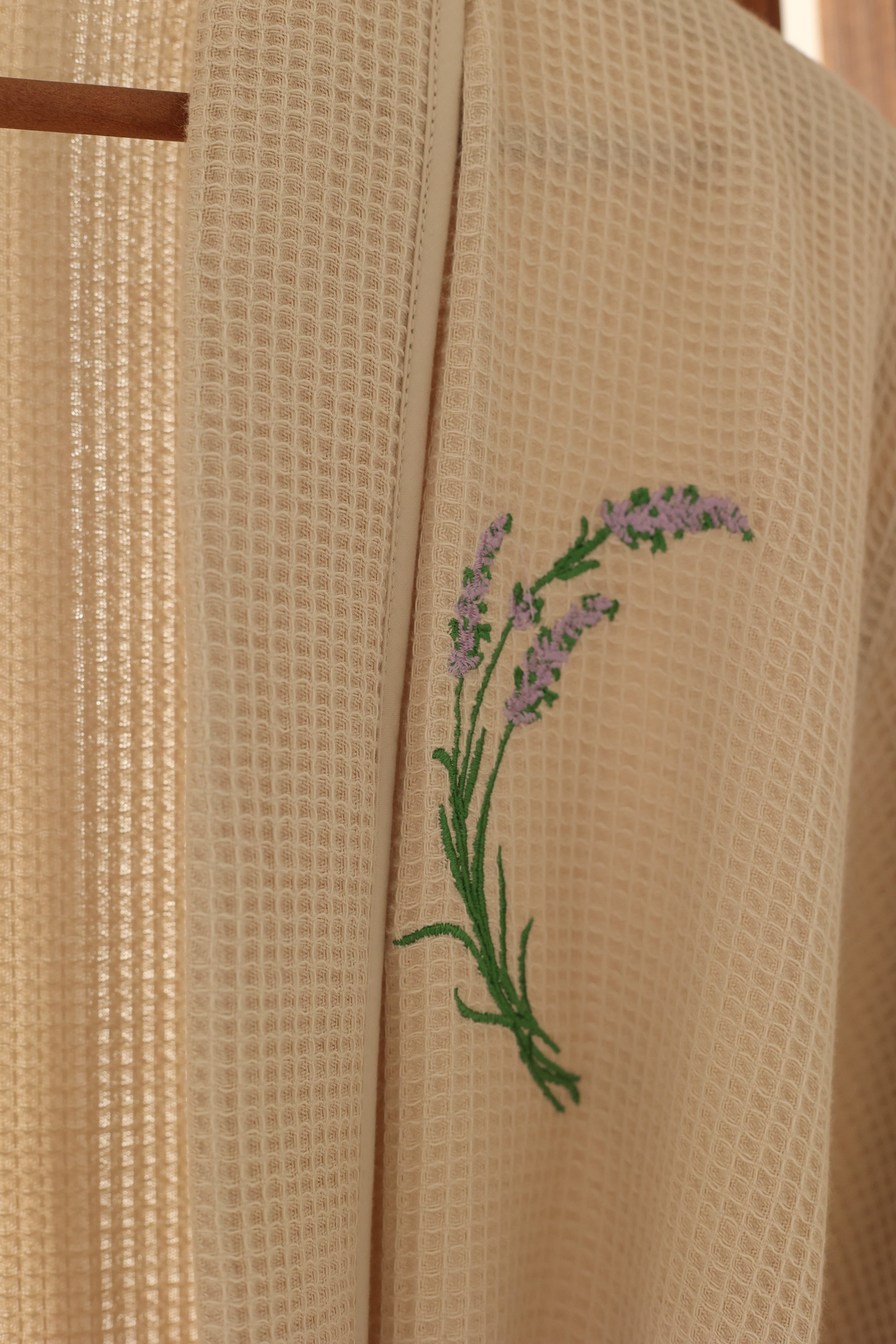 KM Home Collection-Lavanta Waffle Bornoz-Bornoz-7-Milagron.com