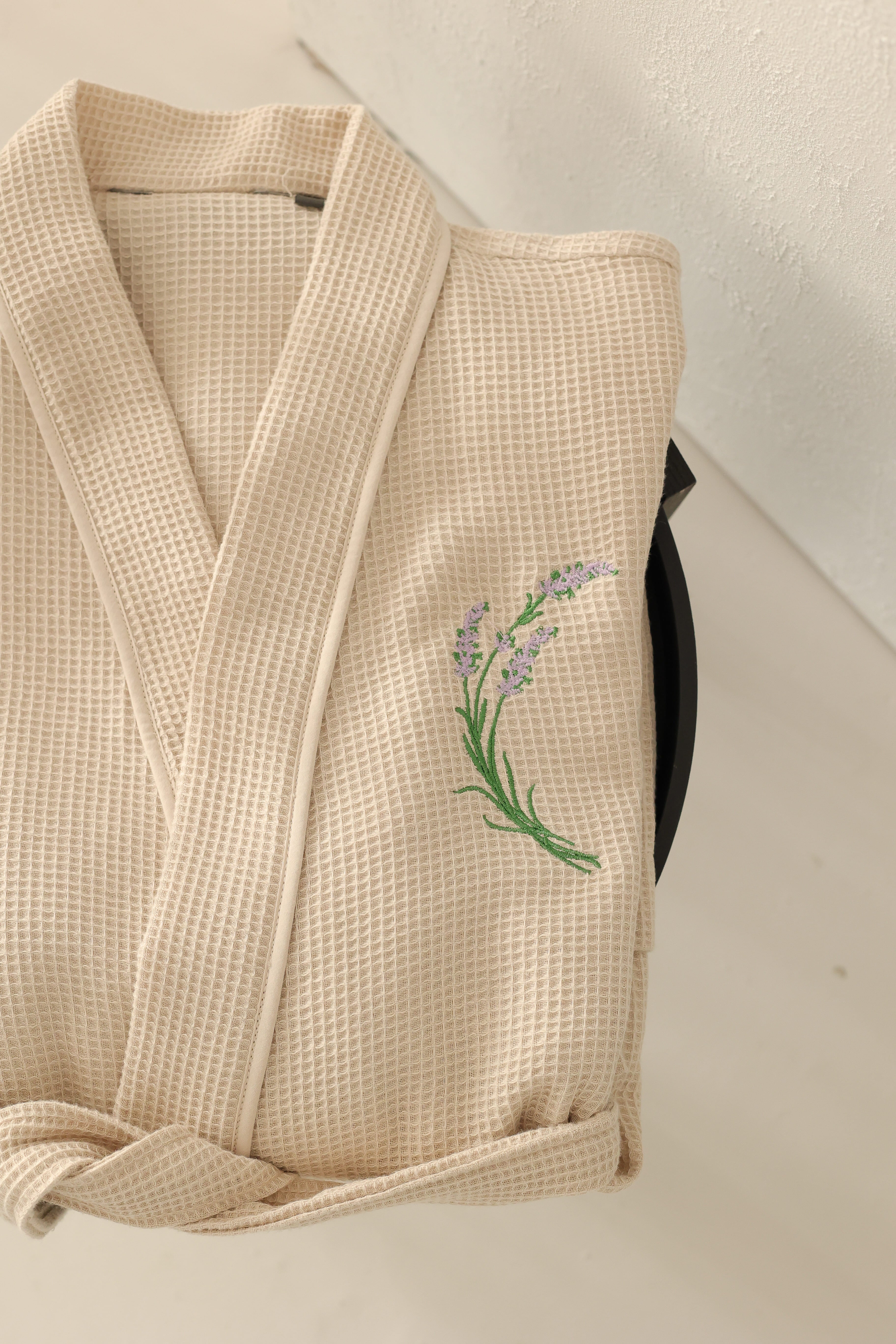 KM Home Collection-Lavanta Waffle Bornoz-Bornoz-8-Milagron.com