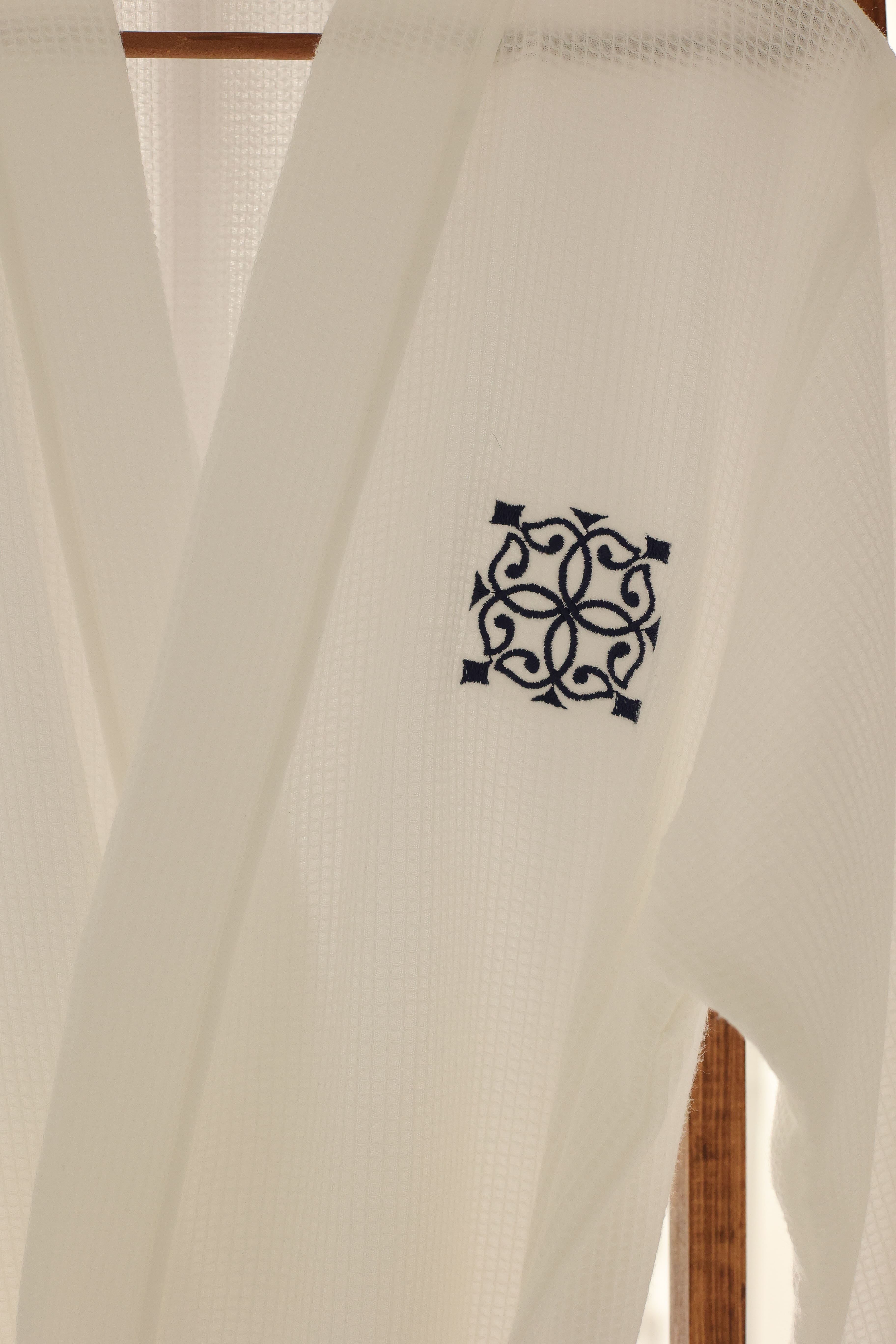 KM Home Collection-Mira Waffle Bornoz-Bornoz-7-Milagron.com