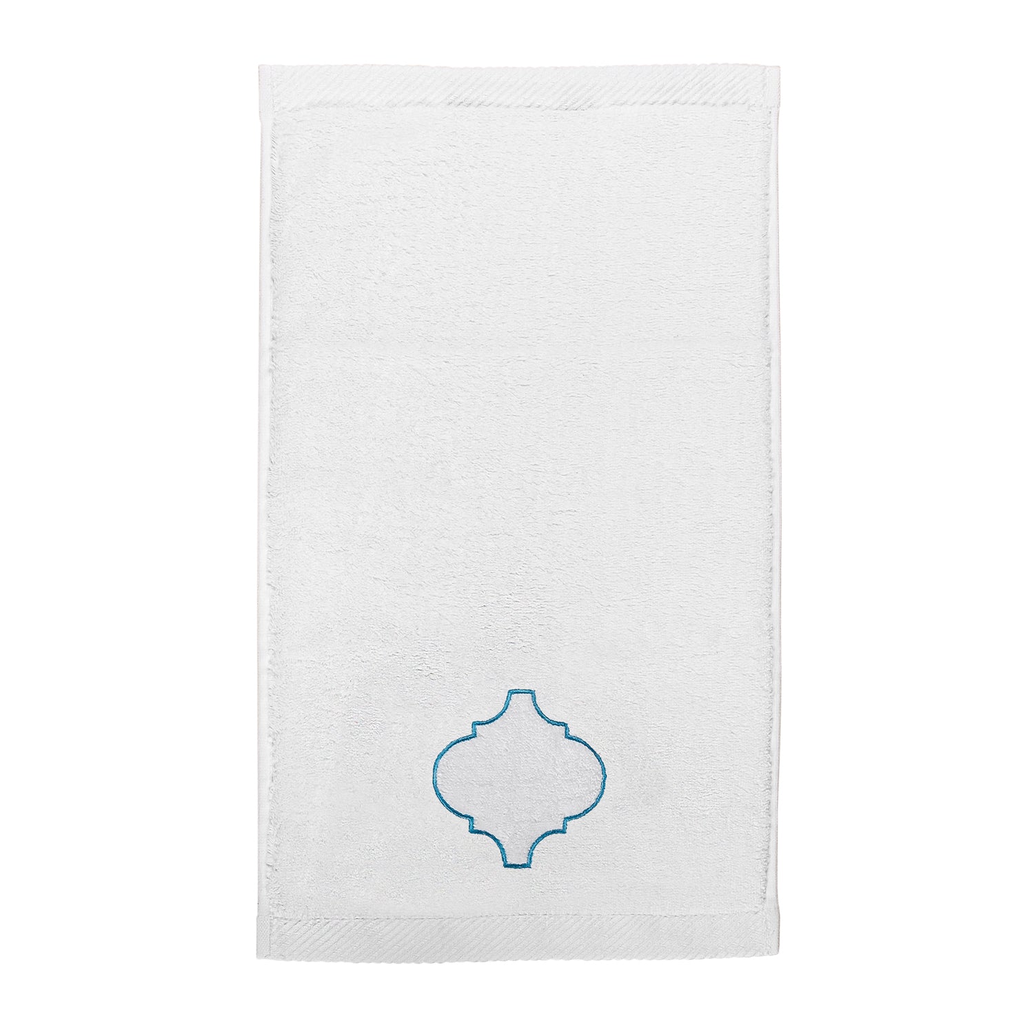 KM Home Collection-Turkuaz Baklava Model Pamuk El Havlusu-Havlu & Peştamal-1-Milagron.com