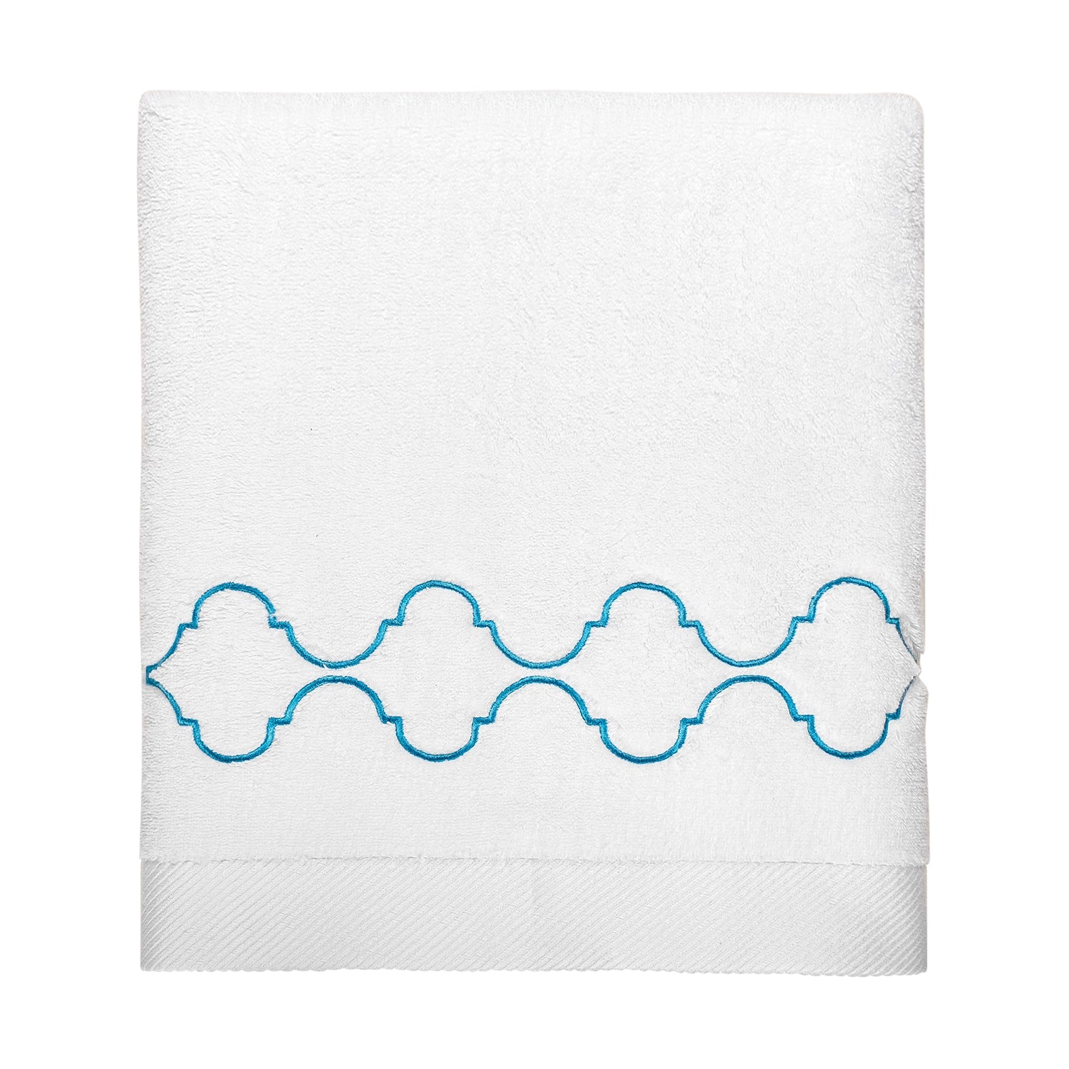 KM Home Collection-Turkuaz Baklava Model Pamuk Vücut Havlusu-Havlu & Peştamal-1-Milagron.com