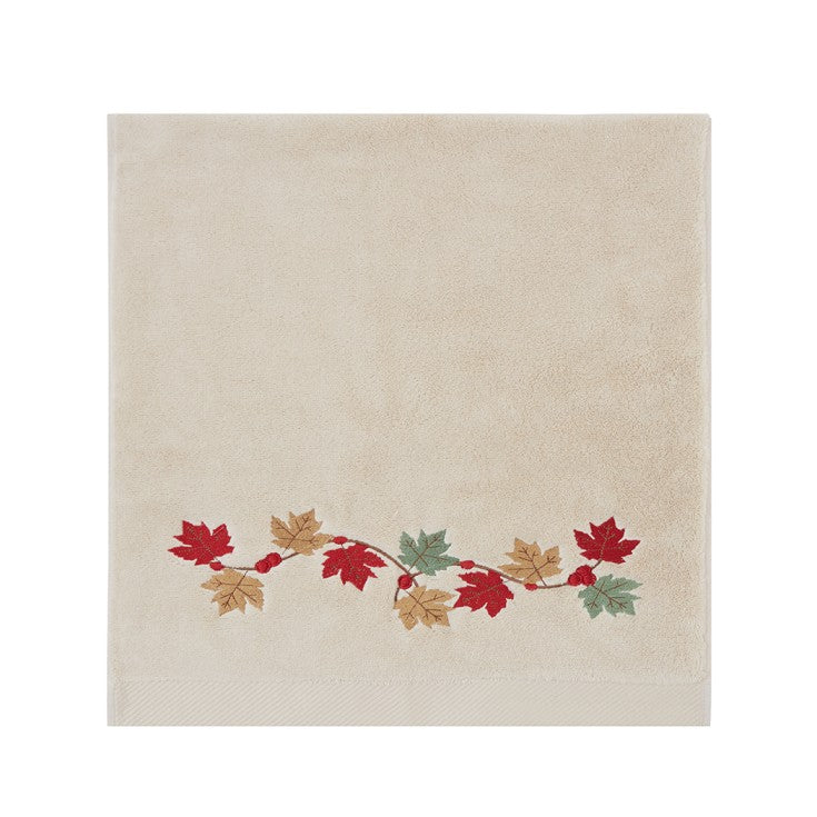KM Home Collection-Yaprak İşlemeli Vücut Havlusu-Havlu & Peştamal-1-Milagron.com