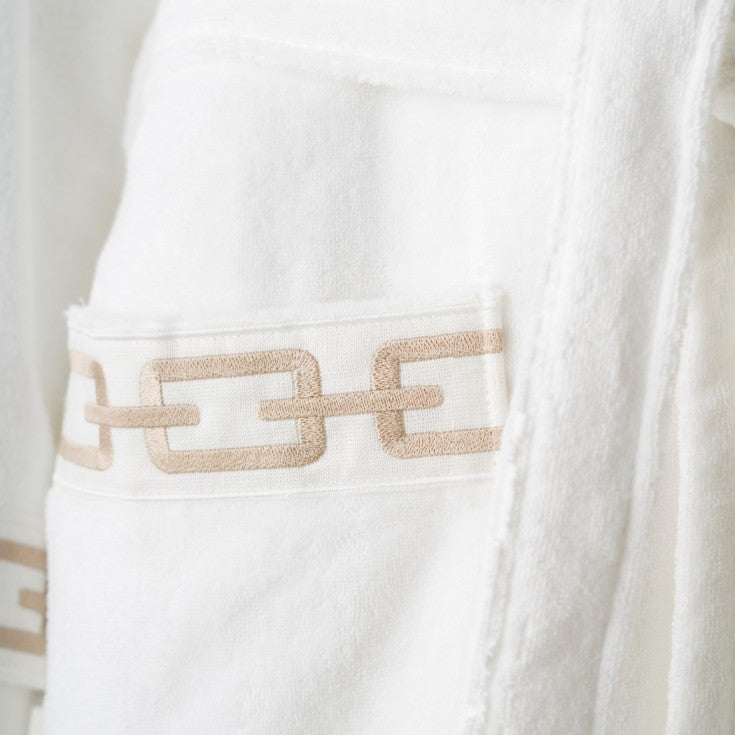 KM Home Collection-Zincir Model Pamuk Bornoz-Bornoz-3-Milagron.com