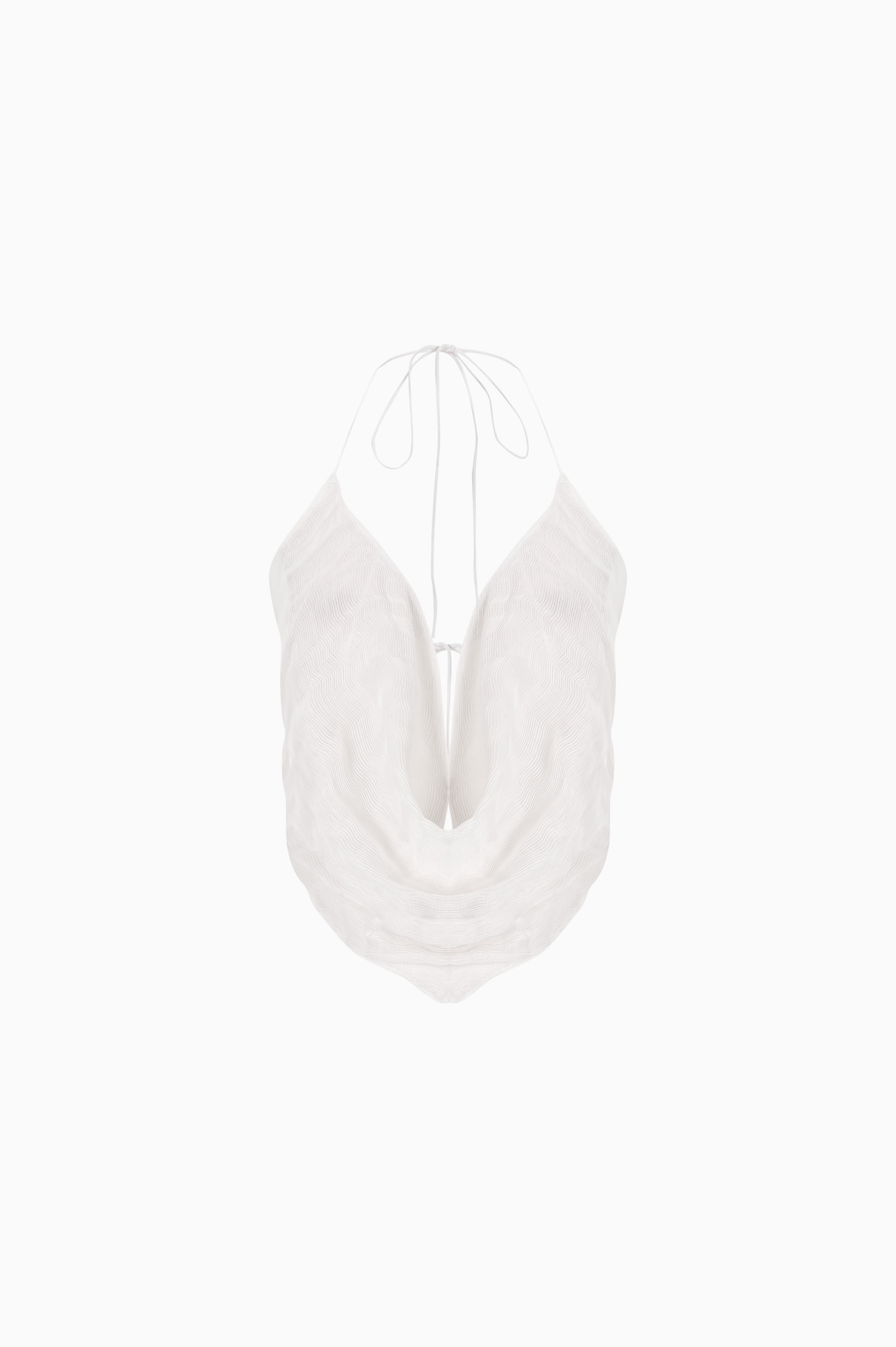 KNTLGY-Kntlgy Nocturnal Strappy Beyaz Bluz-Blouse-1-Milagron.com