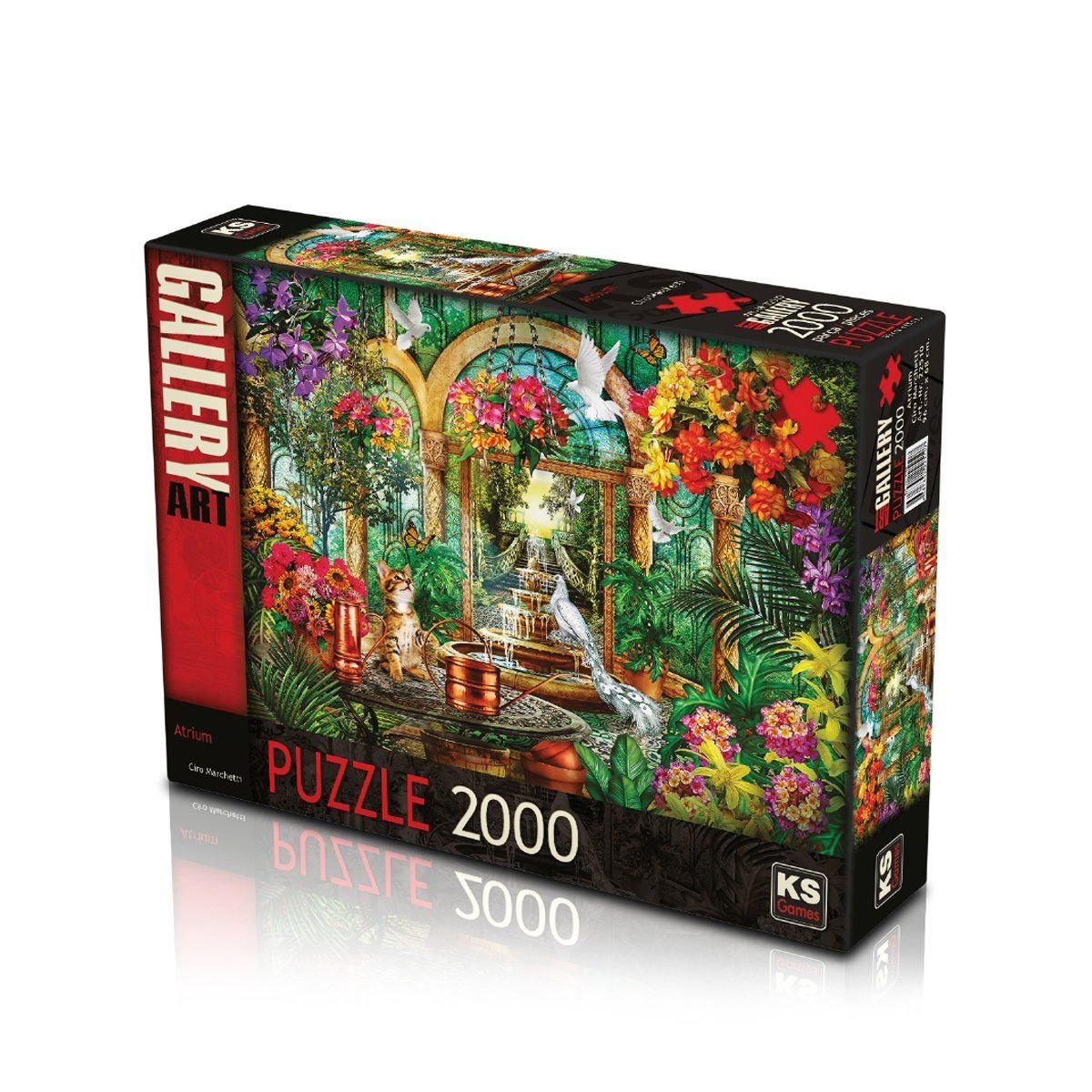 KS Puzzle-Avlu Atrium 2000 Parça Puzzle-Puzzle-1-Milagron.com