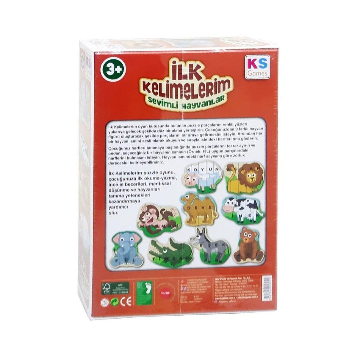 KS Puzzle-Ilk805 İlk Kelimelerim Ks Puzzle-Oyuncak-2-Milagron.com