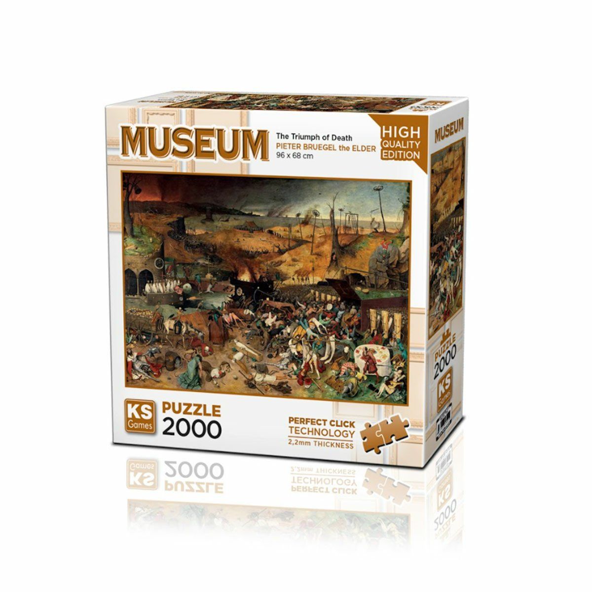 KS Puzzle-The Triumph Of Death 2000 Parça Puzzle-Puzzle-1-Milagron.com