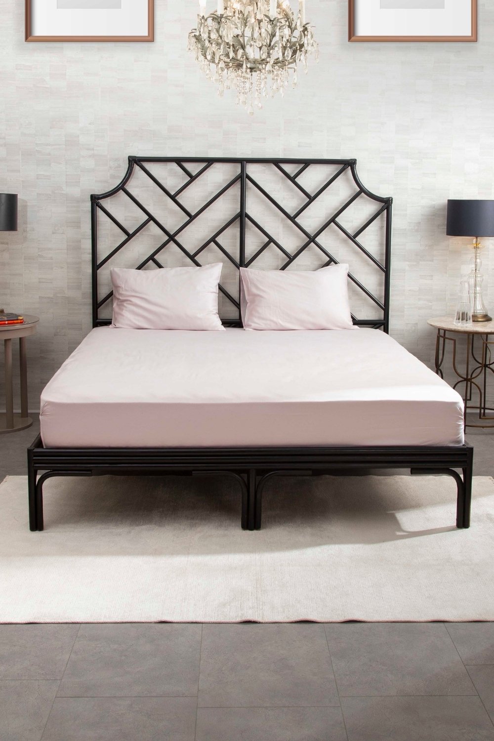 Kaay-Kaay Pamuk Saten Yastık Kılıfı Dahil Lastikli Çarşaf Seti 100x200 Tek Kişilik Taş-Nevresim Takımı-1-Milagron.com