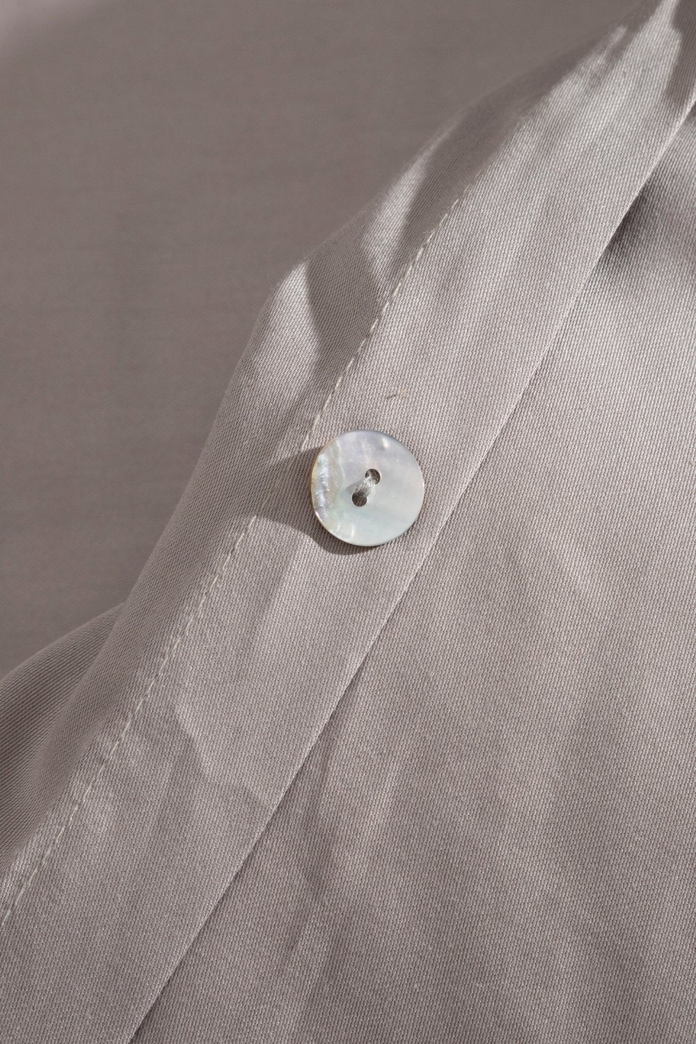 Kaay-Kaay Pamuk Saten Yastık Kılıfı Dahil Nevresim Seti 160x220 Tek Kişilik Gri-Nevresim Takımı-3-Milagron.com