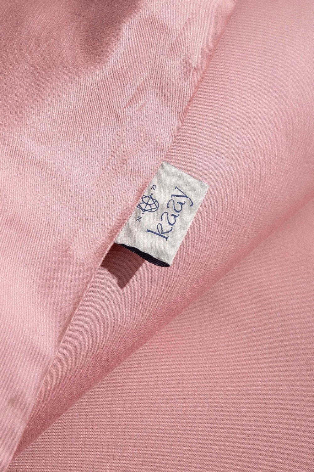 Kaay-Kaay Pamuk Saten Yastık Kılıfı Dahil Nevresim Seti 160x220 Tek Kişilik Pembe-Nevresim Takımı-5-Milagron.com