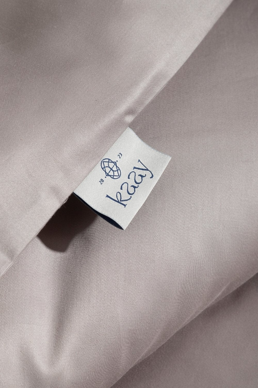 Kaay-Kaay Pamuk Saten Yastık Kılıfı Dahil Nevresim Seti 200x220 Çift Kişilik Gri-Nevresim Takımı-5-Milagron.com