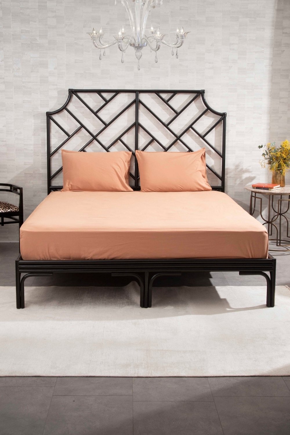 Kaay-Kaay Premium Lastikli Çarşaf Dahil Nevresim Takımı 200x220 Çift Kişilik Tarçın-Nevresim Takımı-3-Milagron.com