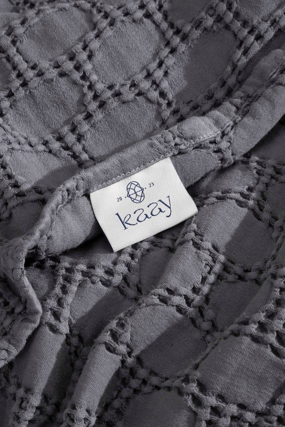 Kaay-Kaay Stone Wash Pike / Yatak Örtüsü 200x240 Çift Kişilik Antrasit-Pike-1-Milagron.com