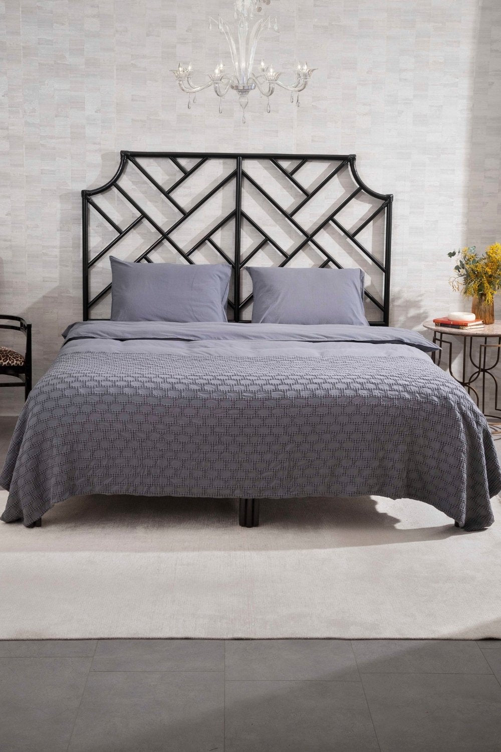 Kaay-Kaay Stone Wash Pike / Yatak Örtüsü 200x240 Çift Kişilik Antrasit-Pike-2-Milagron.com