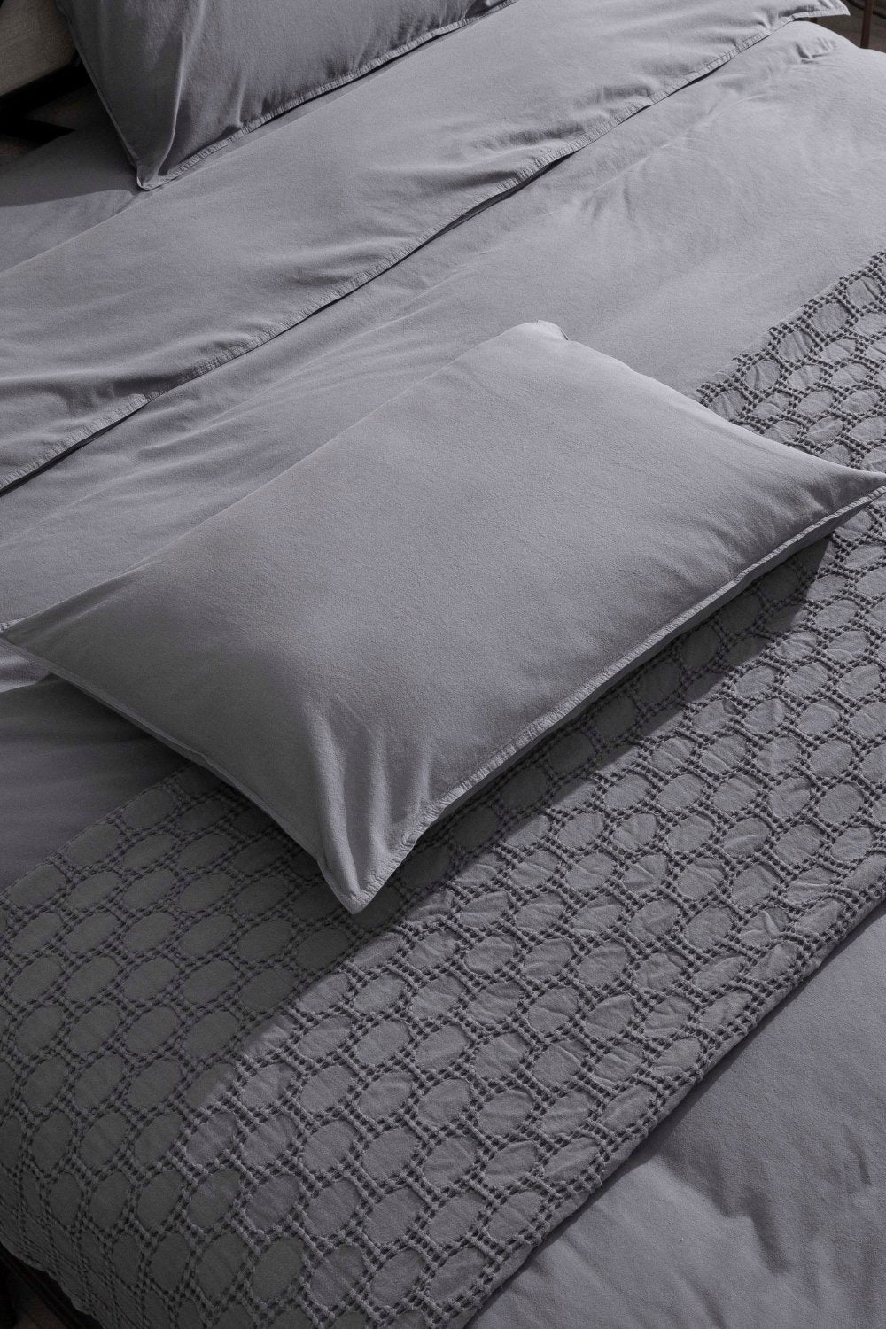 Kaay-Kaay Stone Wash Pike / Yatak Örtüsü 200x240 Çift Kişilik Antrasit-Pike-5-Milagron.com