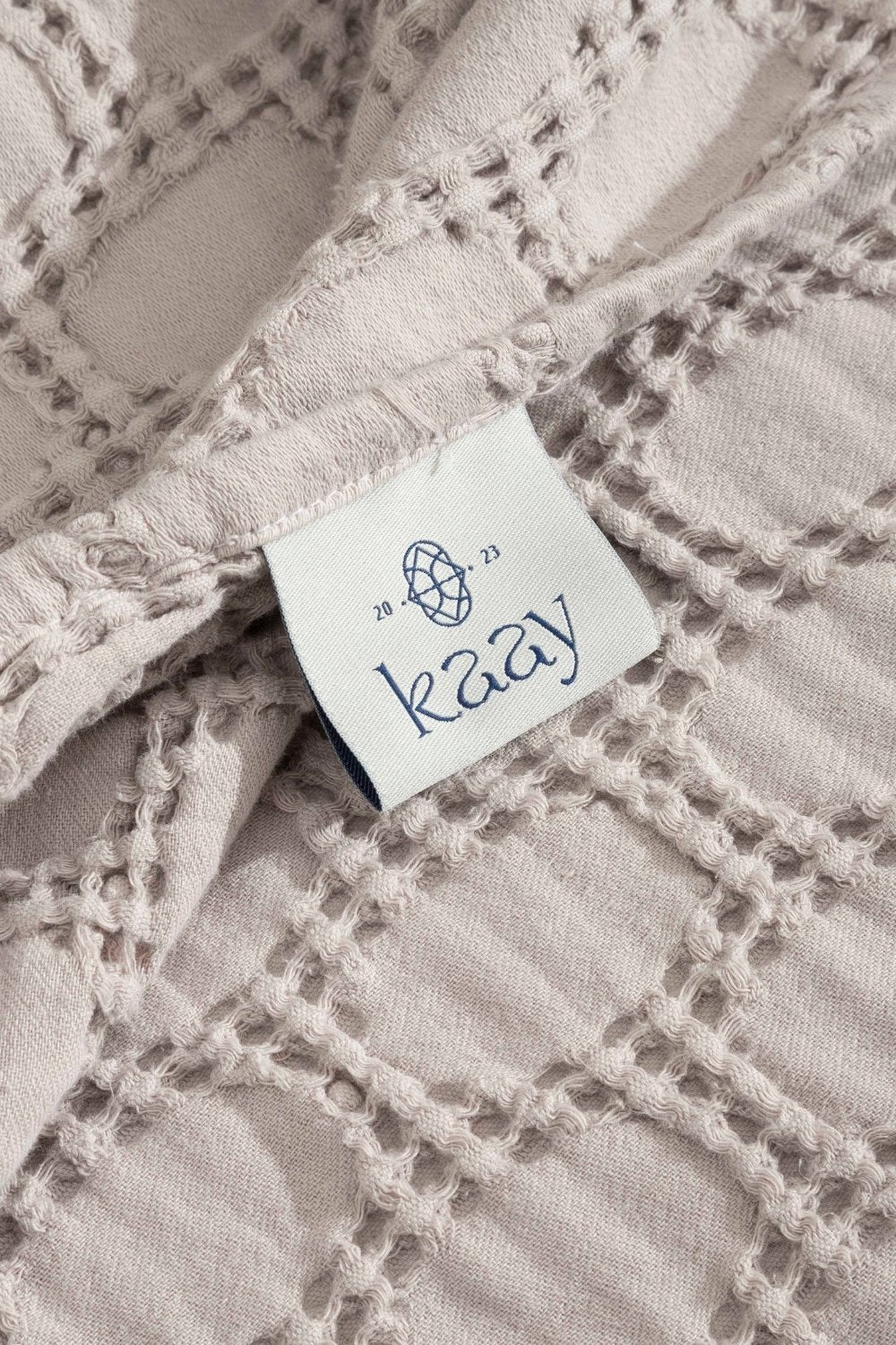 Kaay-Kaay Stone Wash Pike / Yatak Örtüsü 200x240 Çift Kişilik Ekru-Pike-4-Milagron.com