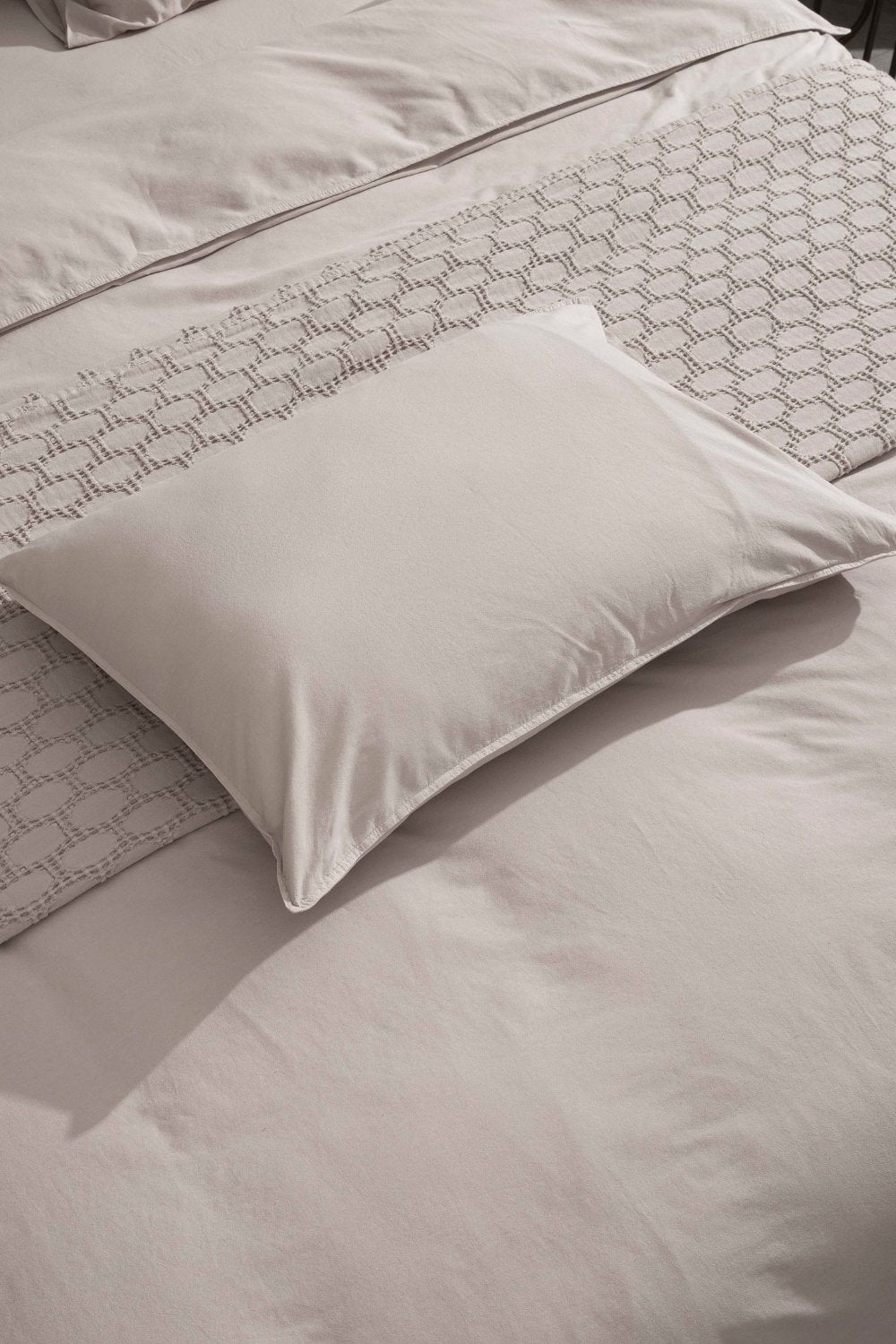 Kaay-Kaay Stone Wash Pike / Yatak Örtüsü 200x240 Çift Kişilik Ekru-Pike-7-Milagron.com