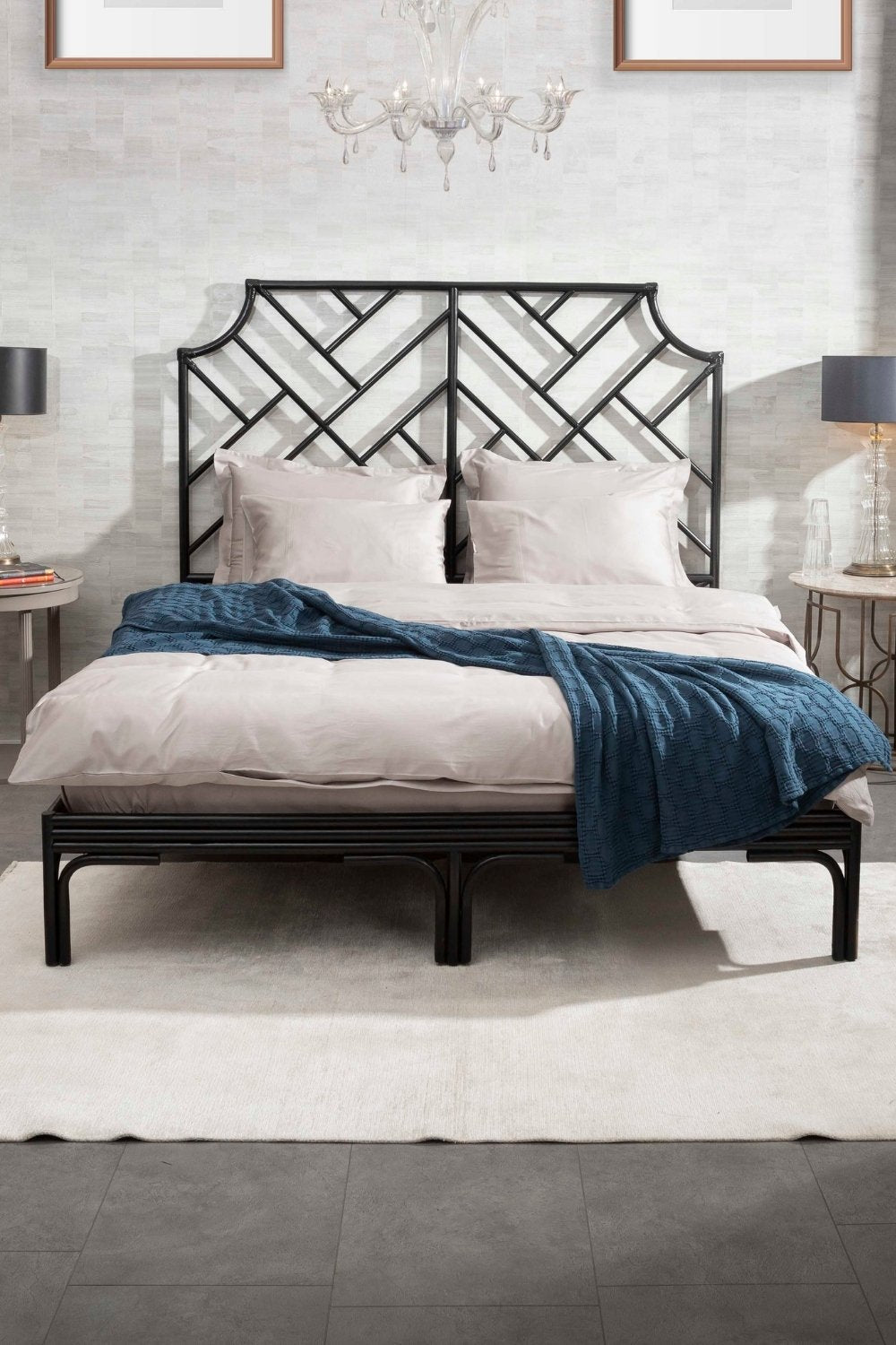 Kaay-Kaay Stone Wash Pike / Yatak Örtüsü 200x240 Çift Kişilik Lacivert-Pike-3-Milagron.com