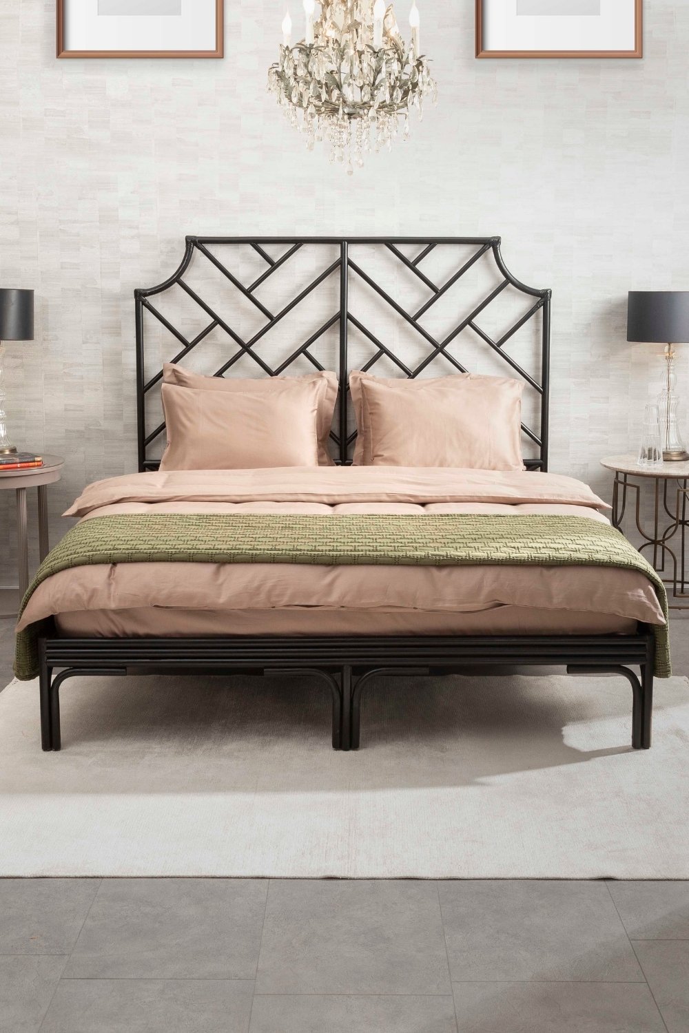 Kaay-Kaay Stone Wash Pike / Yatak Örtüsü 200x240 Çift Kişilik Yağ Yeşili-Pike-5-Milagron.com