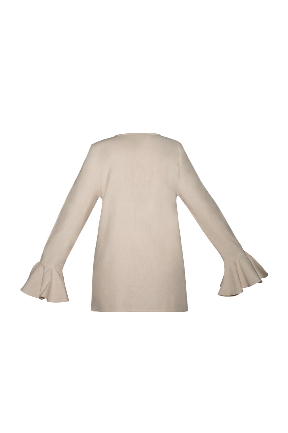 Kahshan-Beige 'Mini Pareo Dress'-Pareo & Bandana-2-Milagron.com