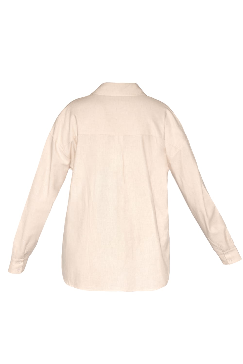 Kahshan-Beige 'signature' Linen Men Shirt-Gömlek-3-Milagron.com