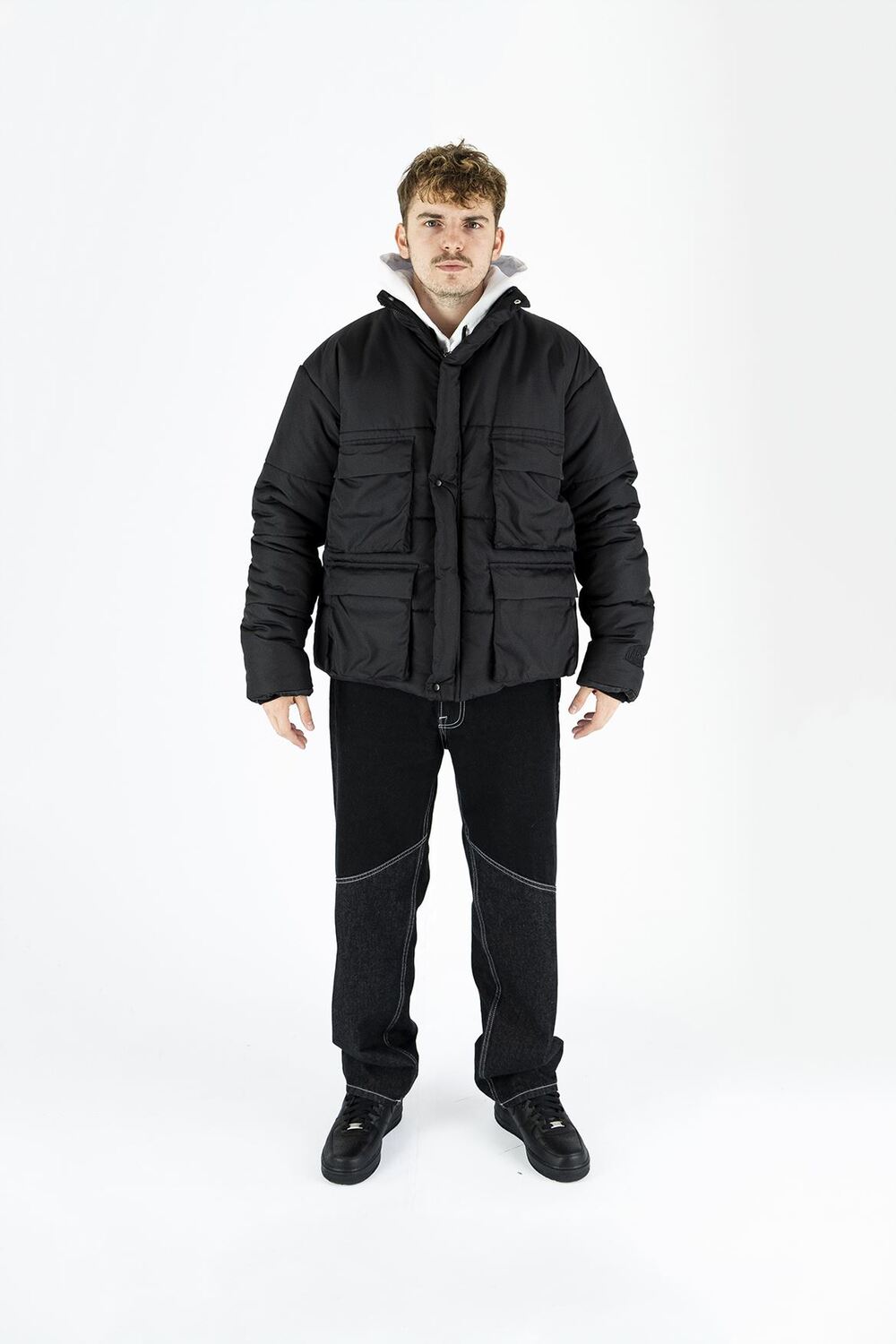 Kahshan-Black Puffer Mont-Mont-2-Milagron.com