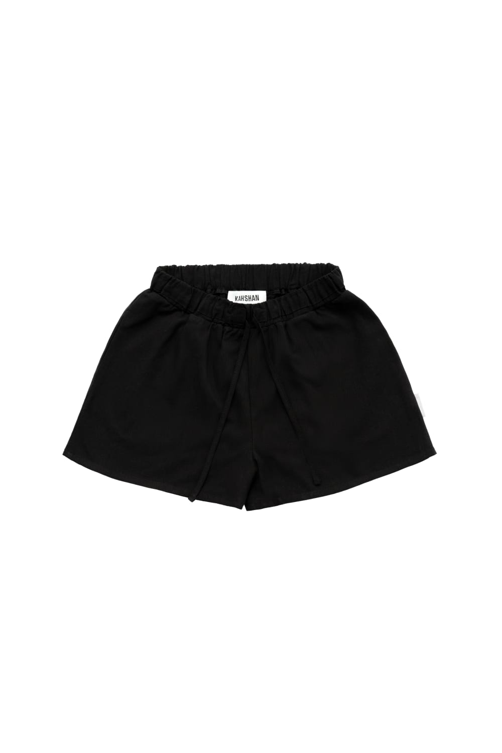 Kahshan-Black 'freedom' Linen Shorts-Şort-1-Milagron.com