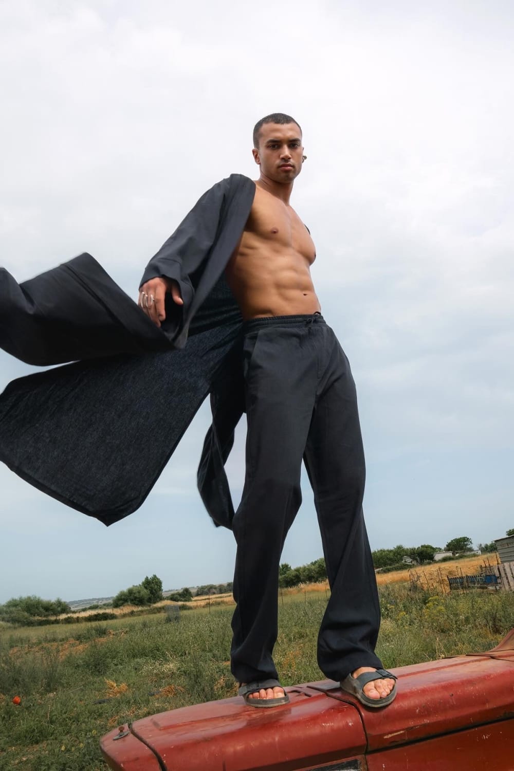 Kahshan-Unisex 'saphir' Kimono-Kimono-2-Milagron.com