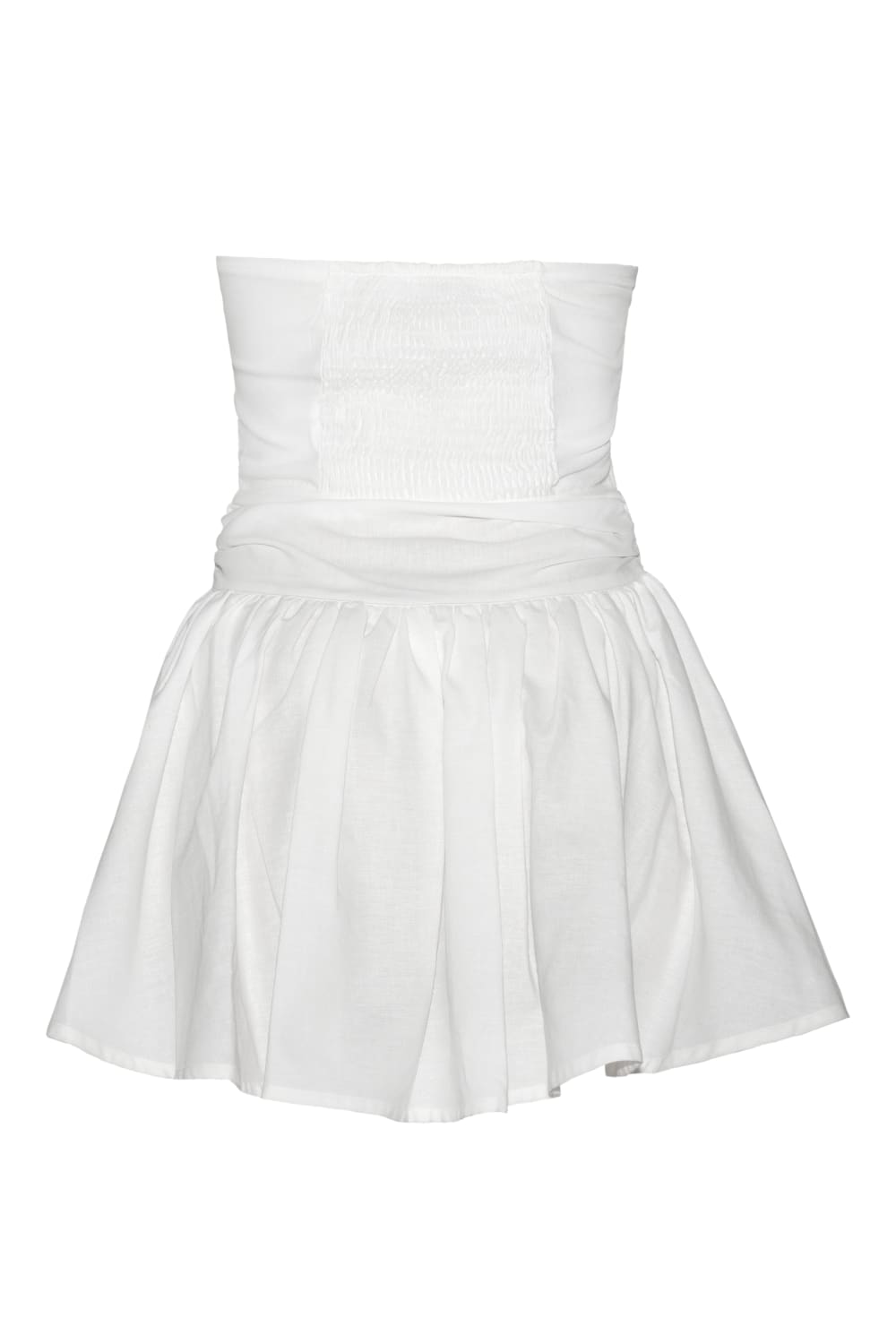 Kahshan-White 'petit Fairytail' Mini Dress-Elbise-2-Milagron.com