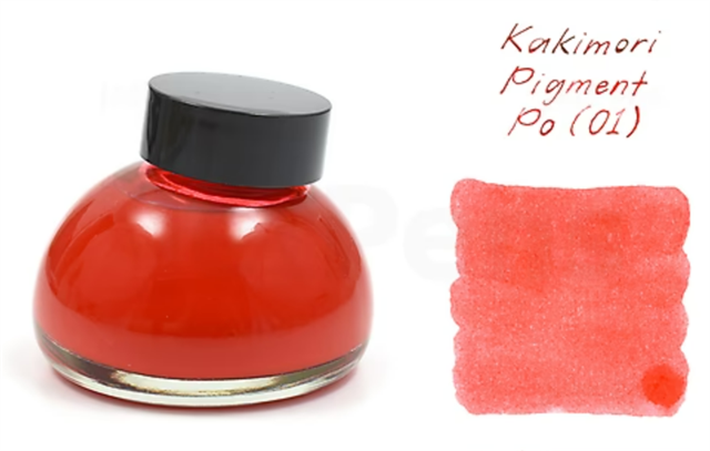 Kakimori Pigment Plastik Kapaklı Dolma Kalem Mürekkebi 01 Po 35 Ml