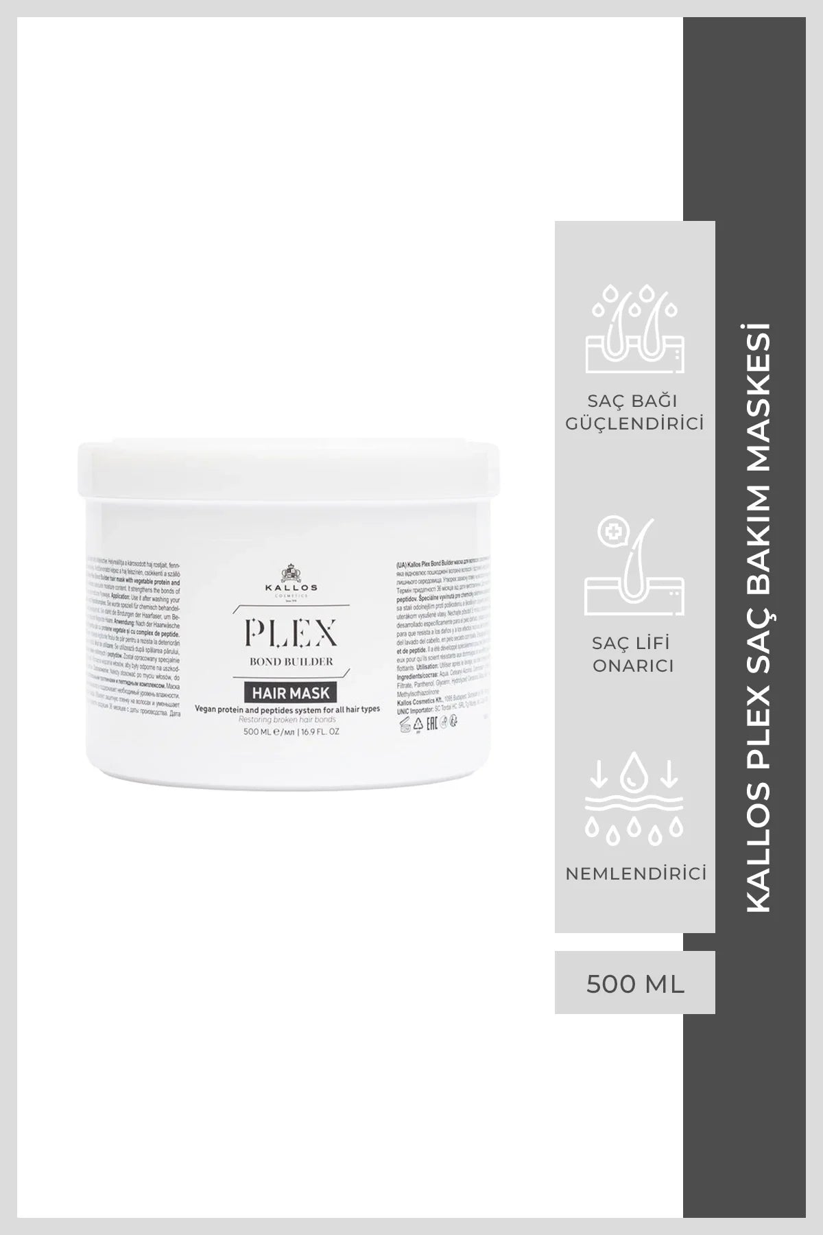 Kallos Plex Saç Bakım Maskesi 500 ML