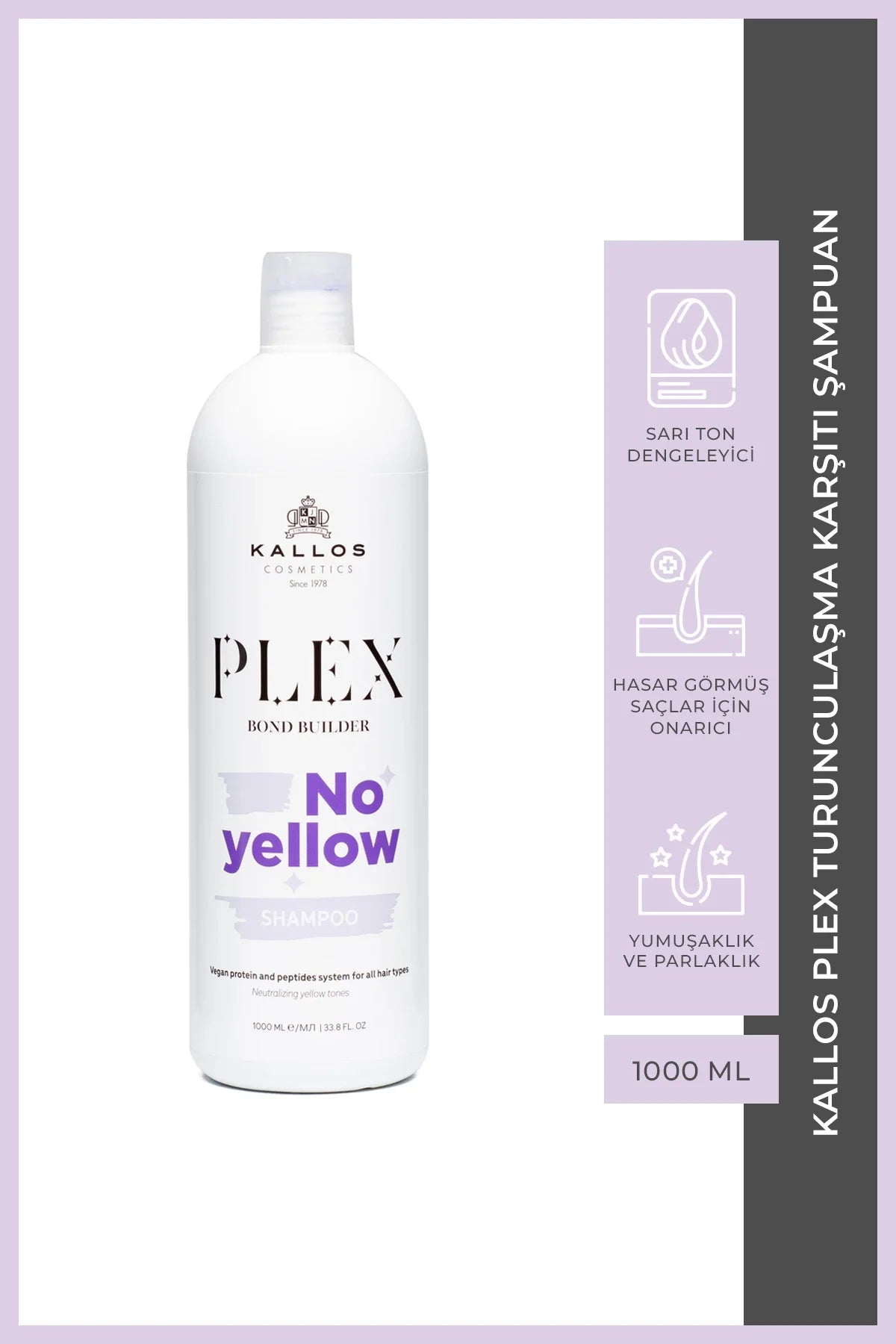 Kallos Plex Turunculaşma Karşıtı Şampuan 1000ml