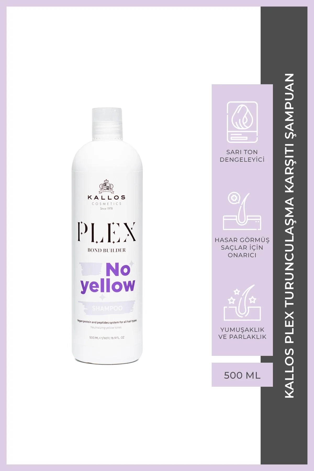 Kallos Plex Turunculaşma Karşıtı Şampuan 500ml