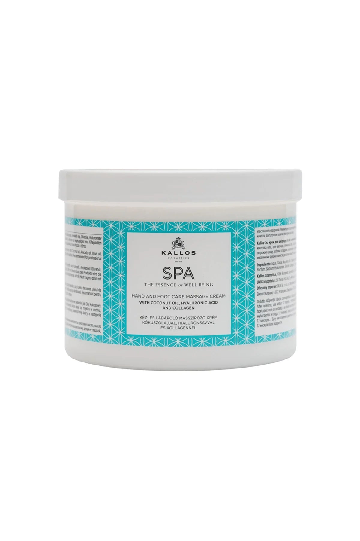 Kallos SPA El ve Ayak Masaj Kremi 500ML