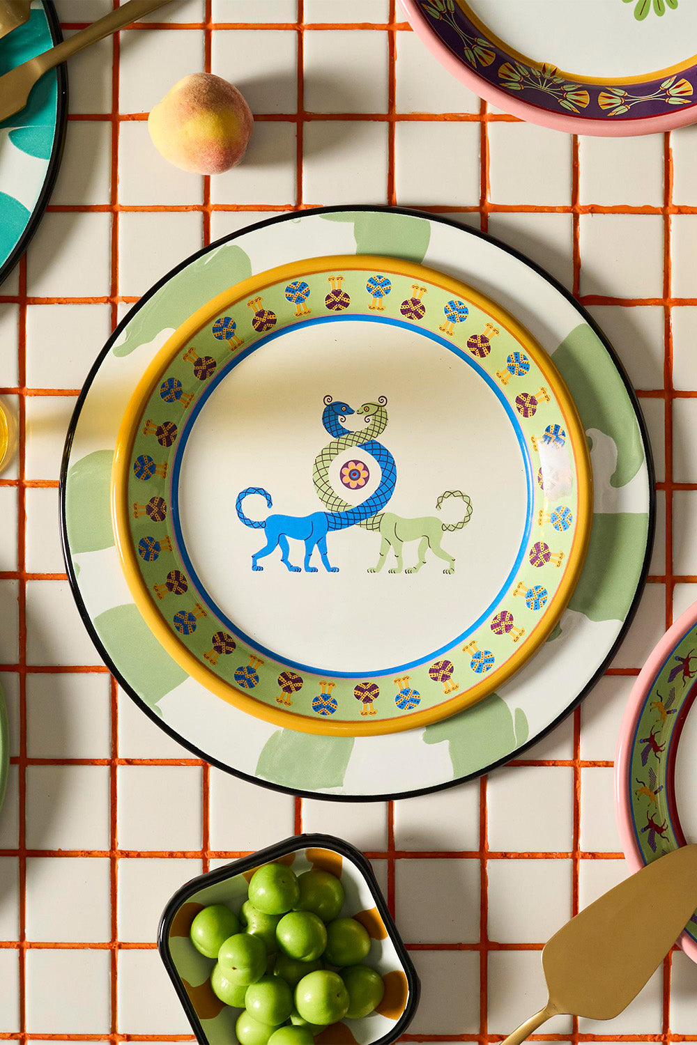 Cosmogenesis Serpopard Yellow Plate - 0