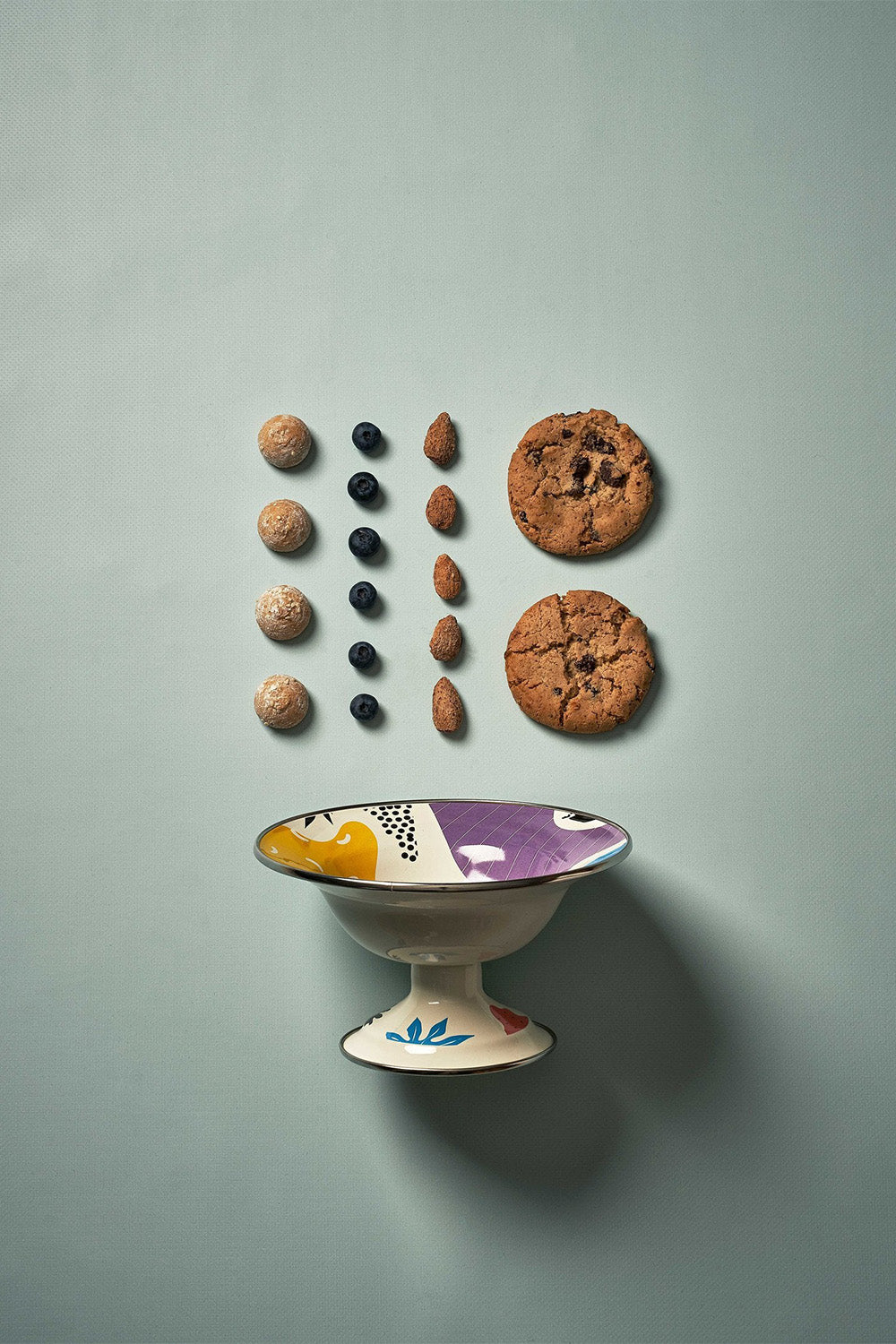 Flashback Footed Small Fruit Plate - 0