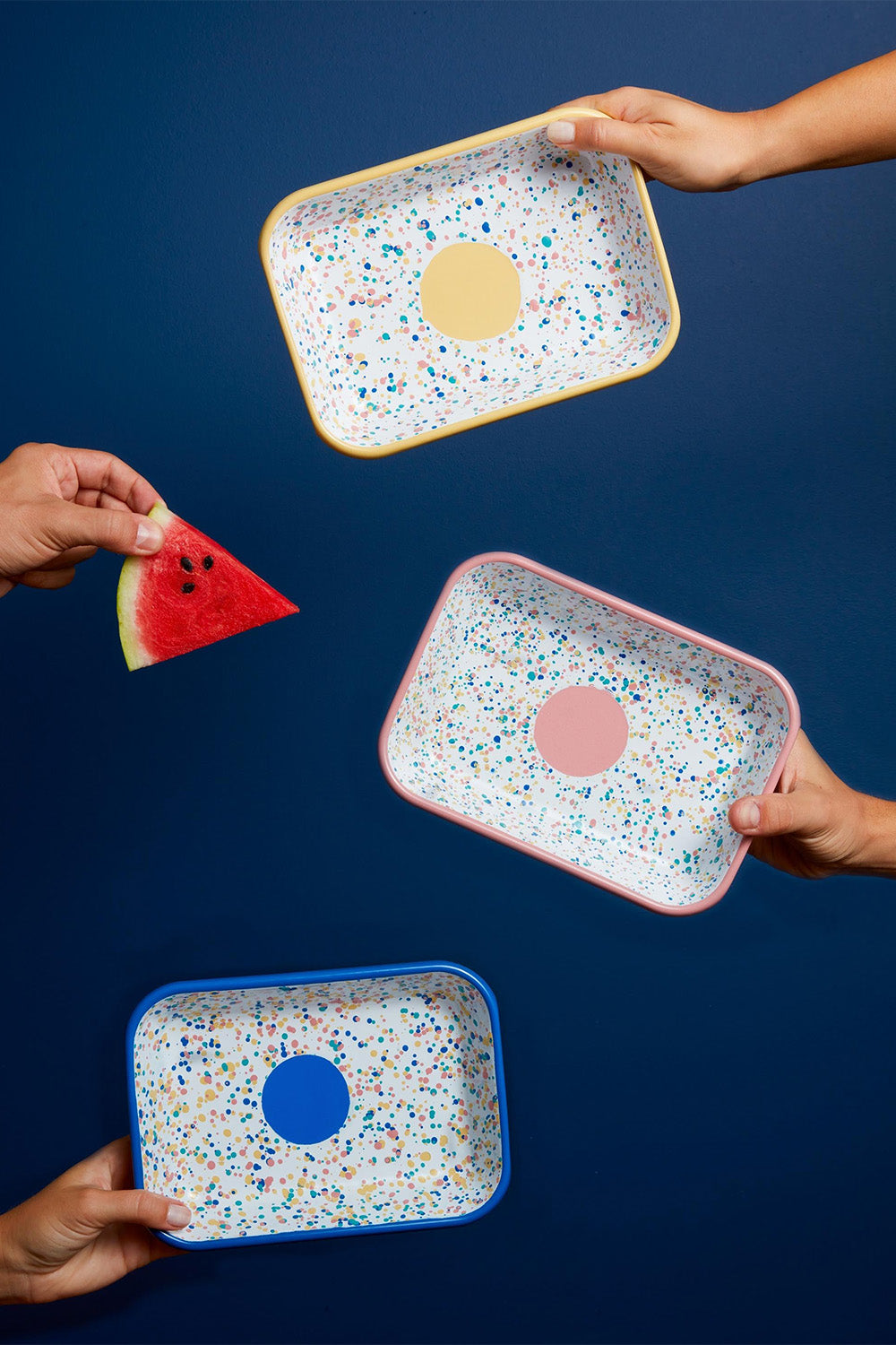 Wonder Wheel Blue Big Meze Plate - 2