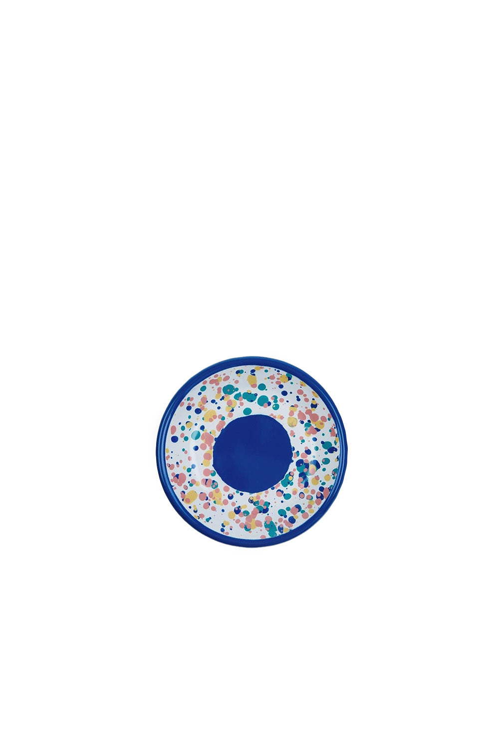 Wonder Wheel Blue Round Meze Plate - 1