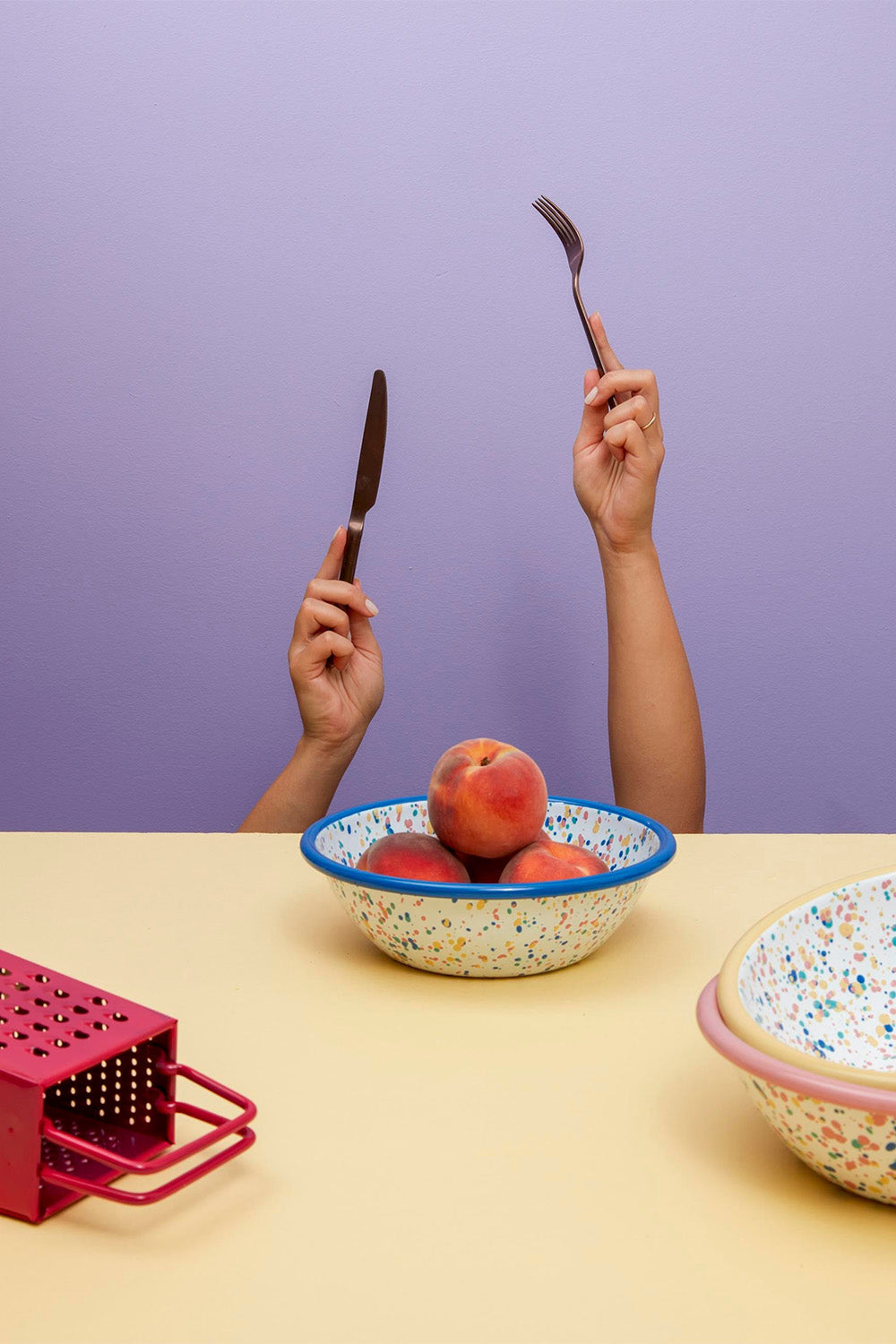 Wonder Wheel Blue Salad Bowl - 3