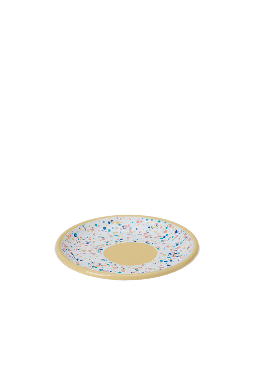 Wonder Wheel Yellow Dessert Plate - 0