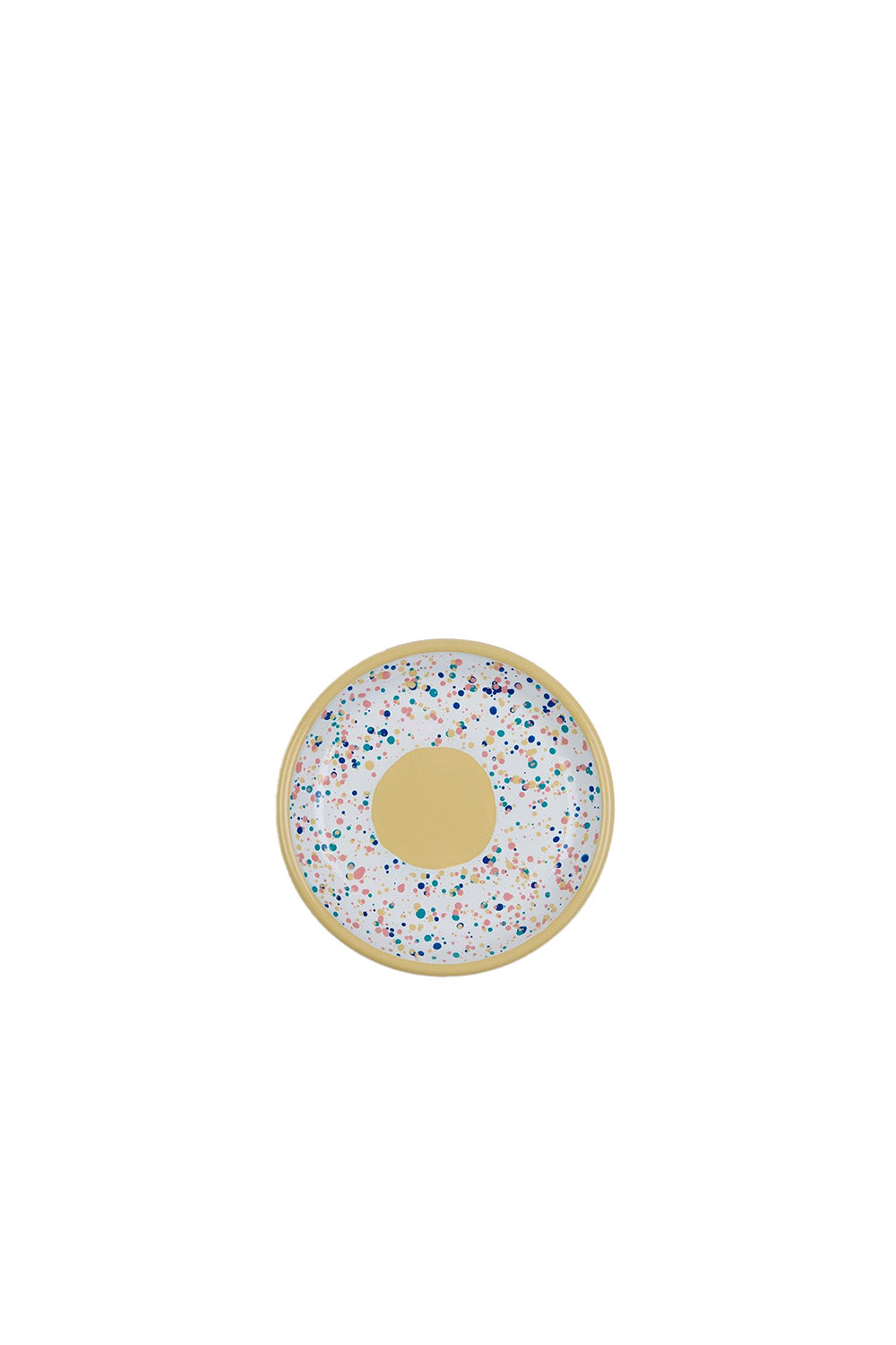 Wonder Wheel Yellow Dessert Plate - 1