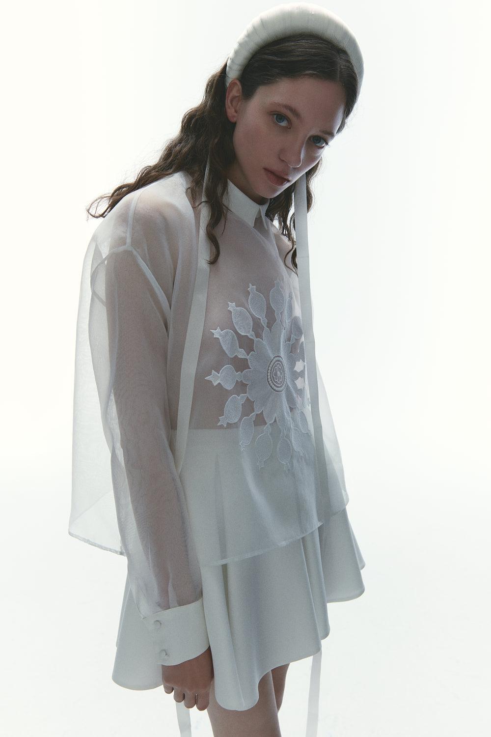 Karrla-Sidra White Headband-Saç Aksesuarı-1-Milagron.com