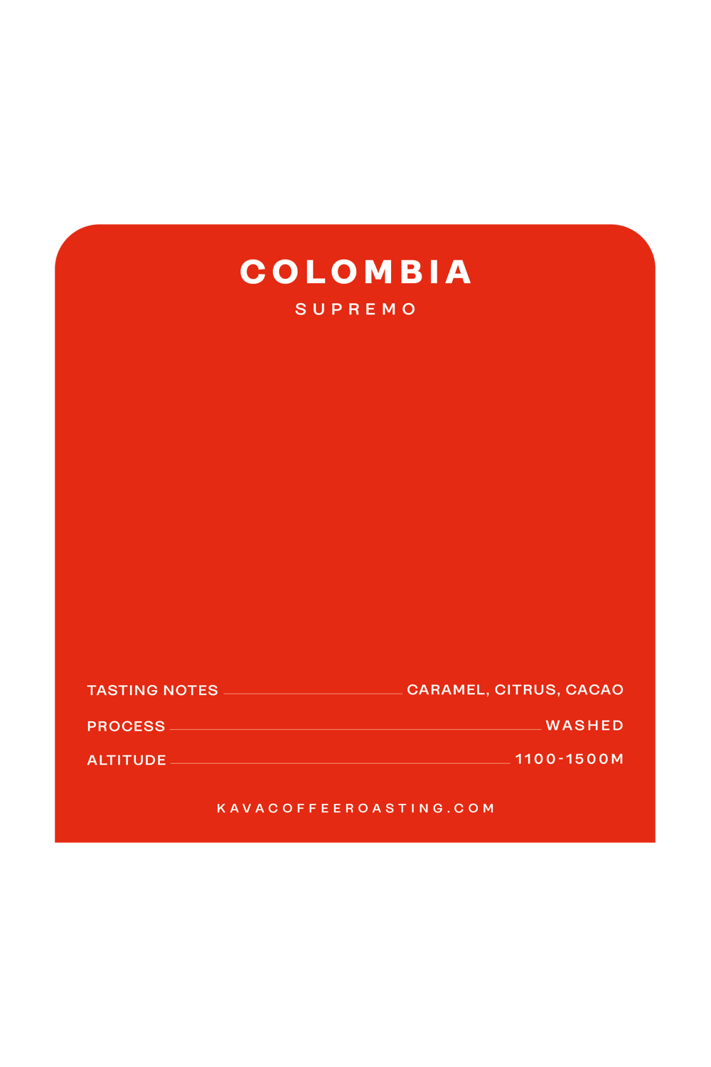 Kava Coffee Roasting-Colombia Supremo 250gr.-Kahve-2-Milagron.com