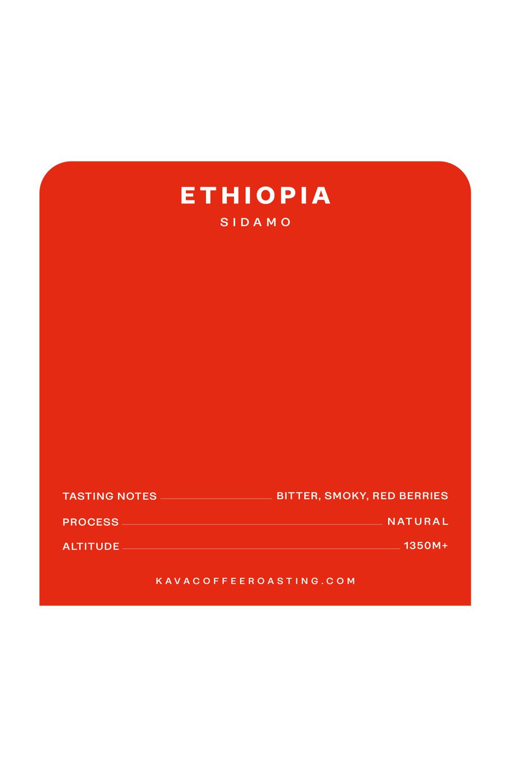 Kava Coffee Roasting-Ethiopia Sidamo 250gr.-Kahve-1-Milagron.com