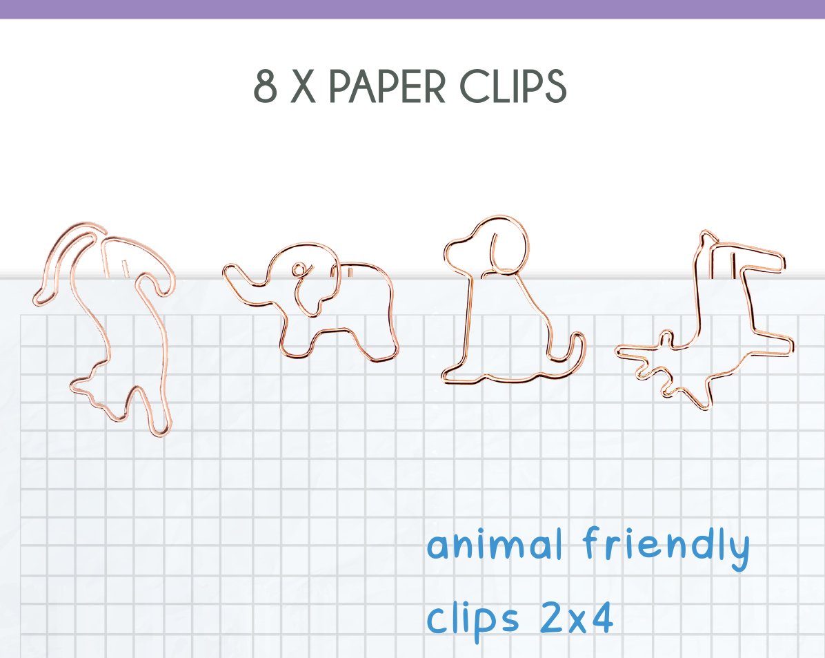 Kayigo-Kt500 R Tiny Animal Friendly 8'li Ataş Seti-Ataş-8-Milagron.com