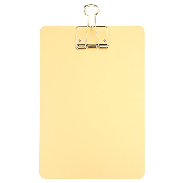 Kayigo-Tiny Alüminyum A4 Clipboard Gold-Notluk-1-Milagron.com