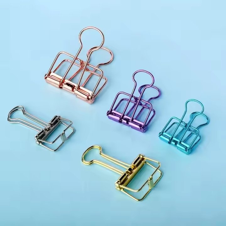 Kayigo-Tiny Paslanmaz Mini çelik Klips Altılı Siyah-Ataş-3-Milagron.com